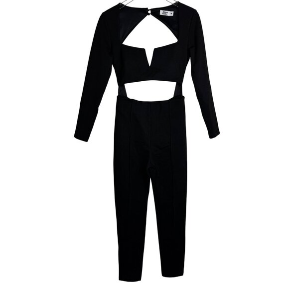 Tiger Mist Womens‎ Black Cutout Jumpsuit Size Medium - Picture 2 of 8
